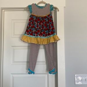 Matilda Jane outfit. Like New. Size 10 pants, Size 8 top.